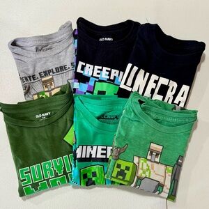 Boys'  Minecraft Graphic Tees Bundle - Pack of 6